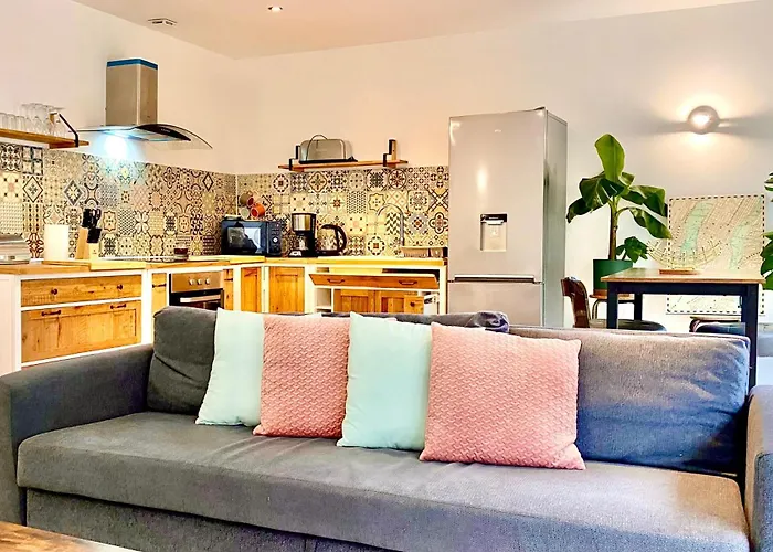 *Rivage* Spacieux T2 Rdc Sur Cour:Jardin-Fibre-Netflix-Terrasse