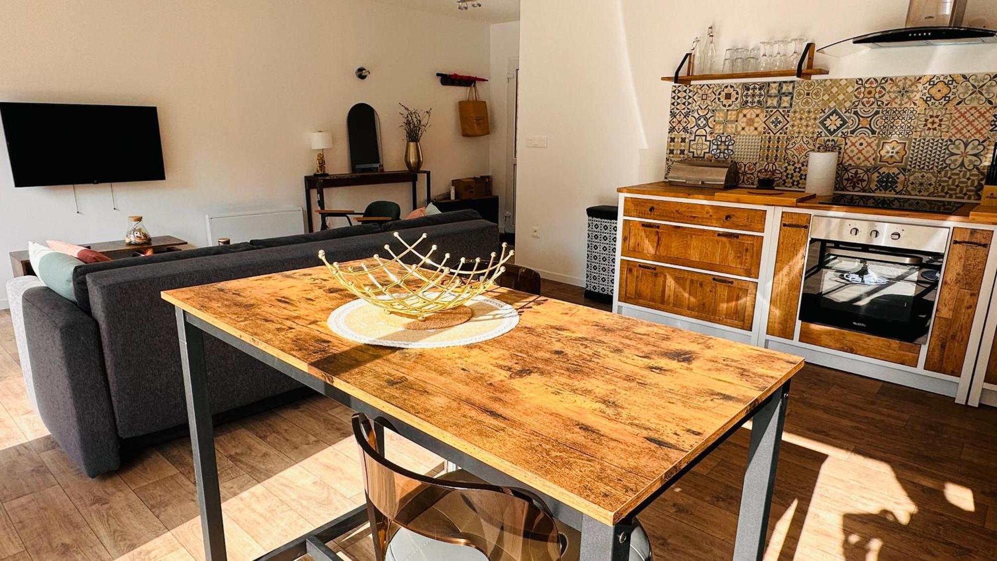 *rivage* Spacieux T2 Rdc Sur Cour:jardin-fibre-netflix-terrasse * Pont-de-Metz