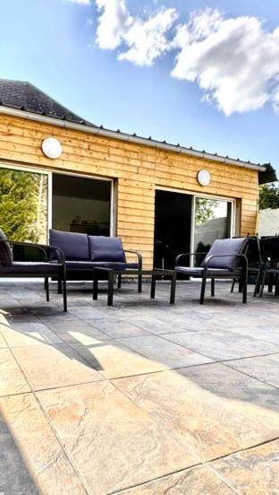 *rivage* Spacieux T2 Rdc Sur Cour:jardin-fibre-netflix-terrasse *